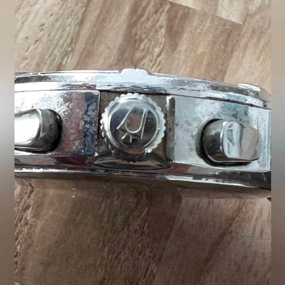 Bulova Diamond Chronograph Ladies Watch Mother of Pearl Dial Stainless Bracelet